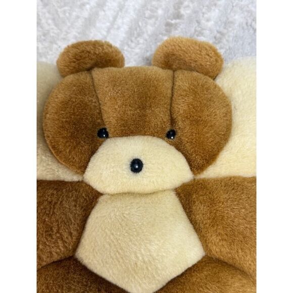 Vintage Bear Throw Pillow T.W.I.E. 12" Decorative Cottage No Tag - Picture 2 of 3